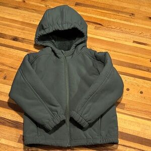 all in motion Kids Hooded Puffer Jacket - Teal Gray